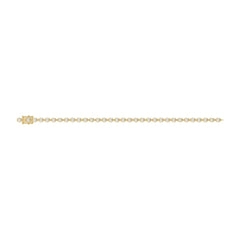 Elegant Pear Shape Diamond Ladies Tennis Bracelet in 14K Yellow Gold 3 1/2CT (Color F-G -Clarity VS1/VS2)