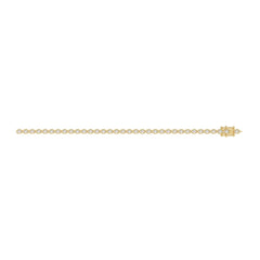 Fancy Oval Shape Diamond Ladies Tennis Bracelet in 14K Yellow Gold 4CT (Color F-G -Clarity VS1/VS2)