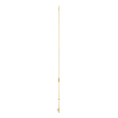 10K Yellow Gold Pearl &amp; Ladies Necklace 1/5CT  Marquise Diamonds (Color F-G -Clarity VS1/VS2)