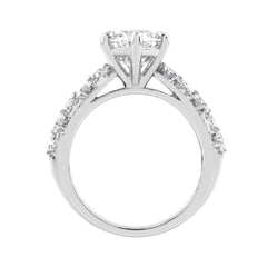 Luxury 14K White Gold Diamond Ring 6 1/4Ct Marquise Center Stone With Pear &amp; Round Diamonds, Women Fashion Engagement Ring (Color F-G -Clarity Vs1