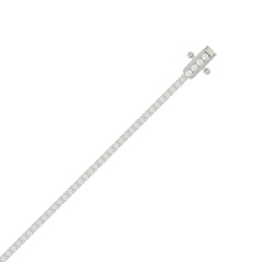14K White Gold 2.00CT Round Diamond Four-Prong Tennis Bracelet For Women Classic Diamond Bracelet